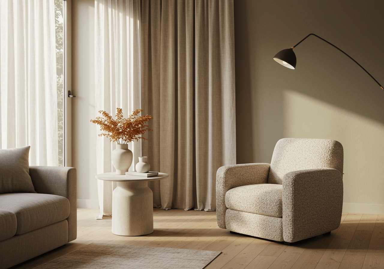 Warm Minimalism: balancing simplicity and comfort in interior design