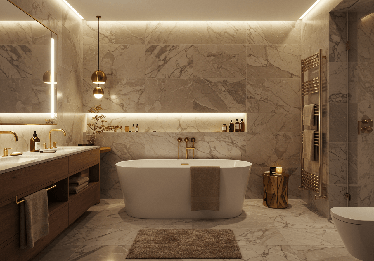 Salle de bain de luxe à la maison : transformez votre espace en spa privé